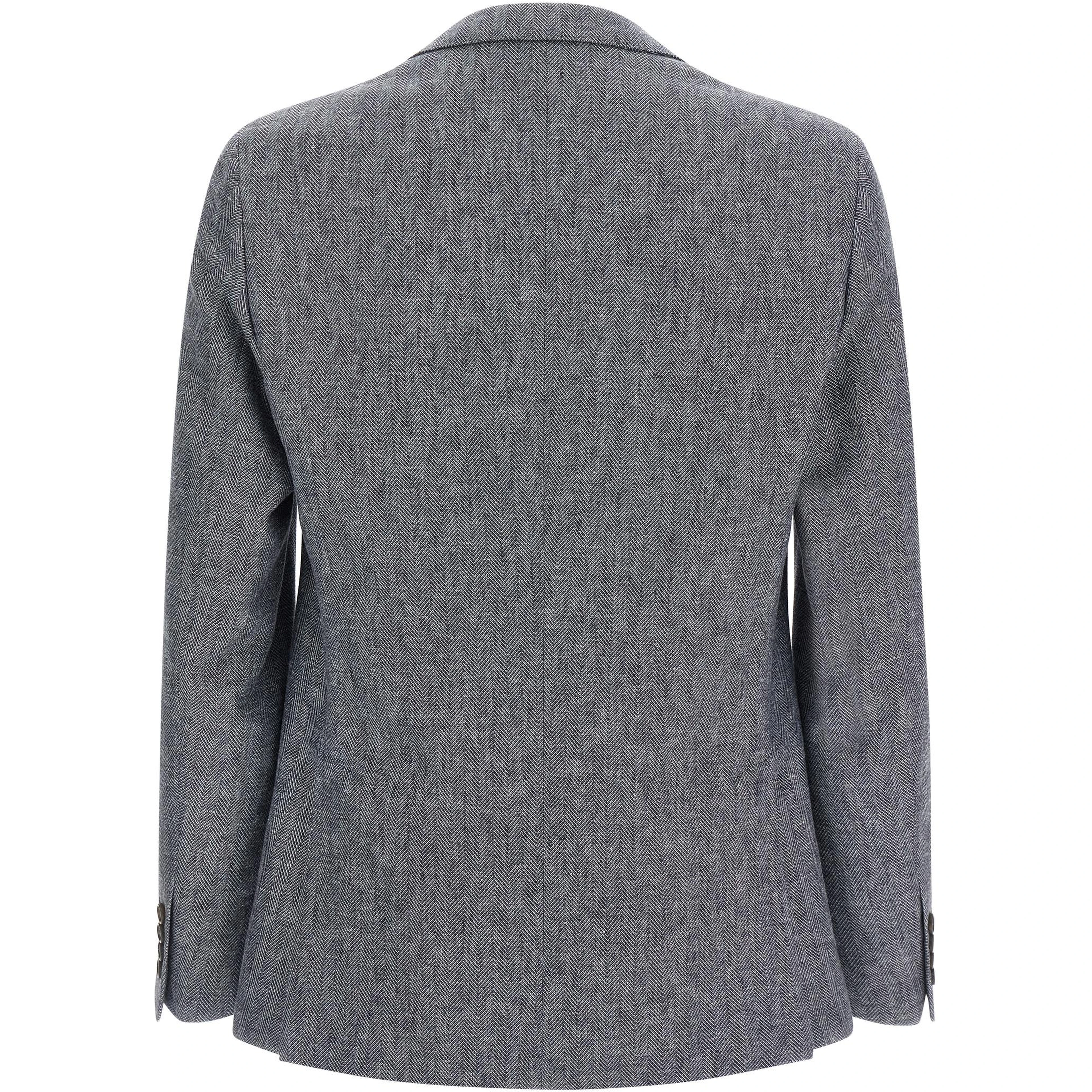 Blue Linen Blazer