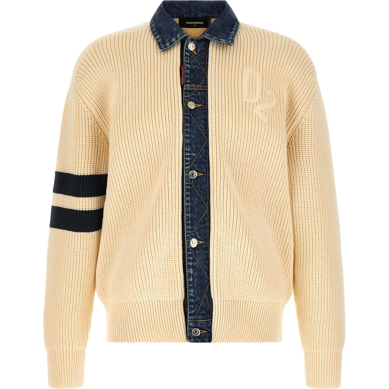 Beige Cotton Cardigan