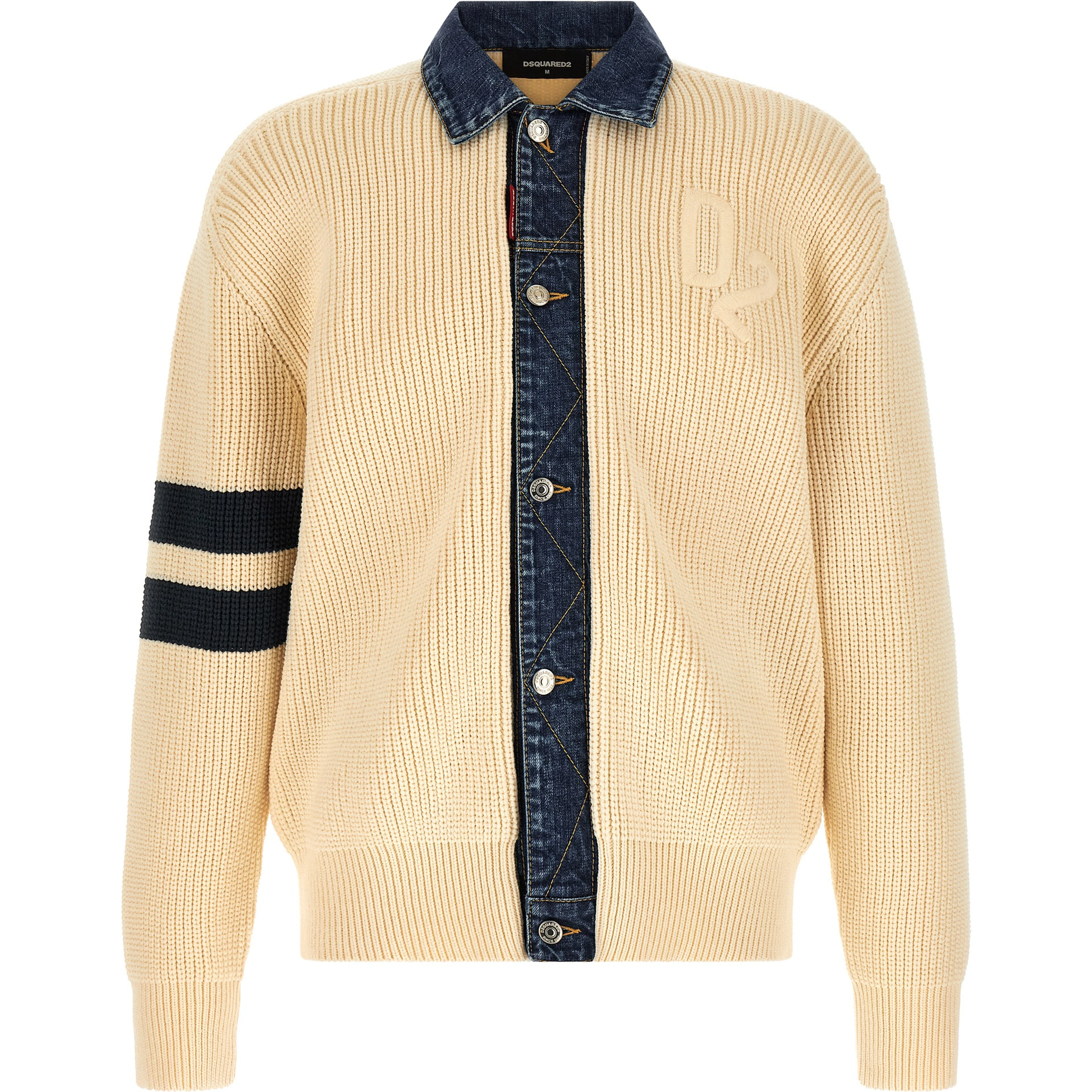 Beige Cotton Cardigan
