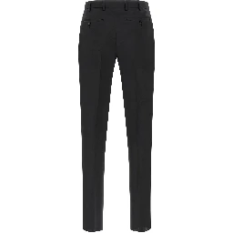 Black Wool Two-Piece Suit