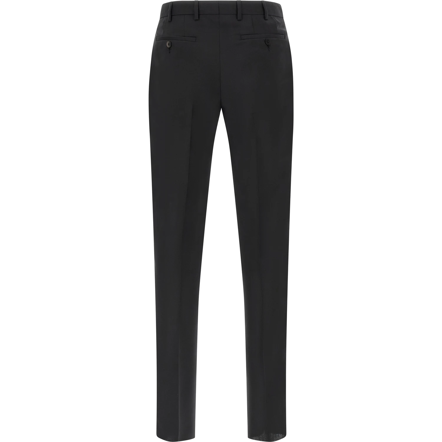 Black Wool Two-Piece Suit
