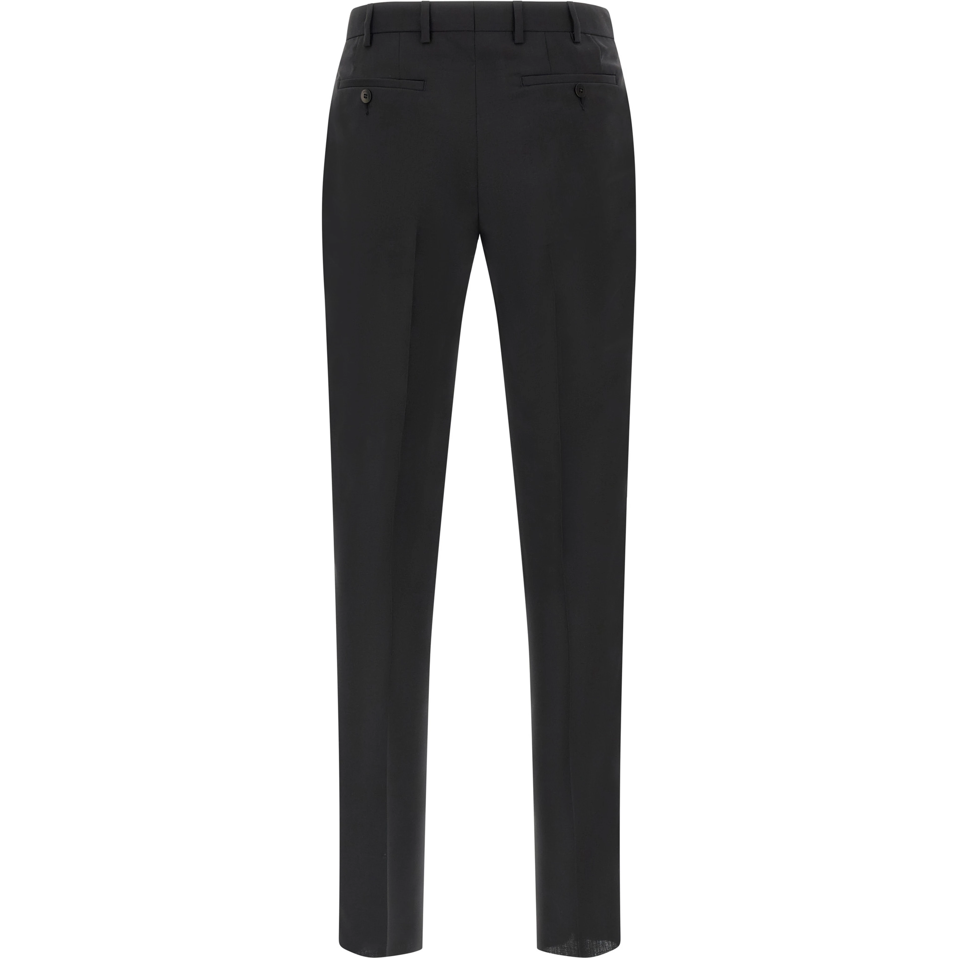 Black Wool Two-Piece Suit