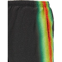Multicolor Polyester Swim Shorts