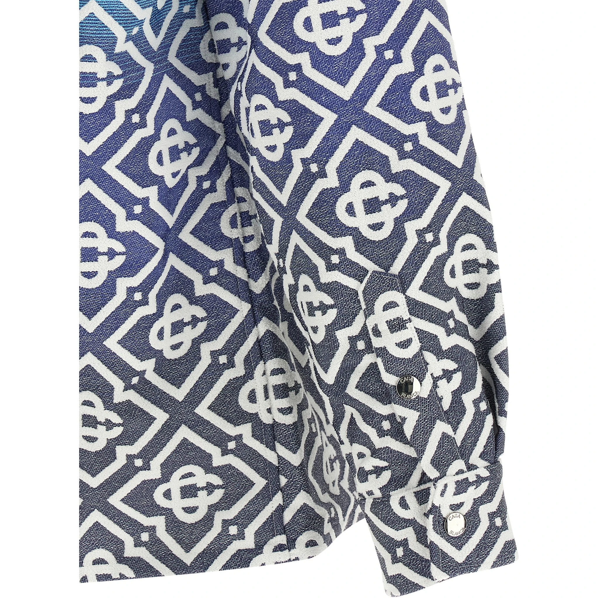 Blue Cotton Shell Jacket