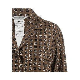 Brown Silk Blouse