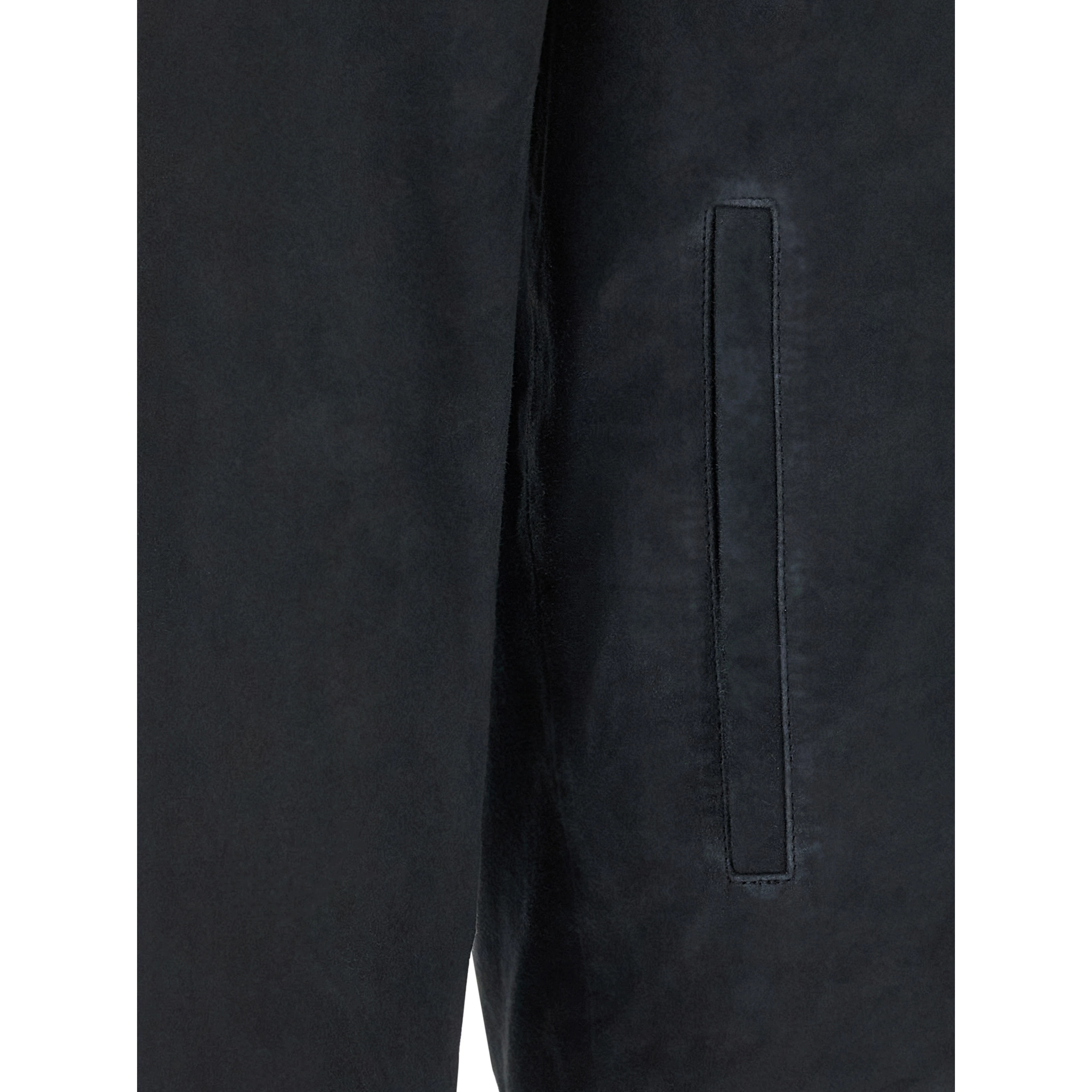 Blue Leather Leather Jacket