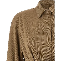 Beige Virgin Wool Blouse