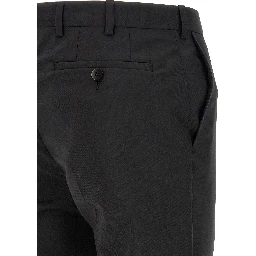 Black Wool Two-Piece Suit