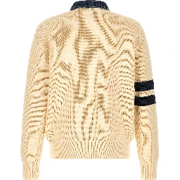 Beige Cotton Cardigan