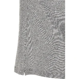 Gray Cotton Polo Shirt