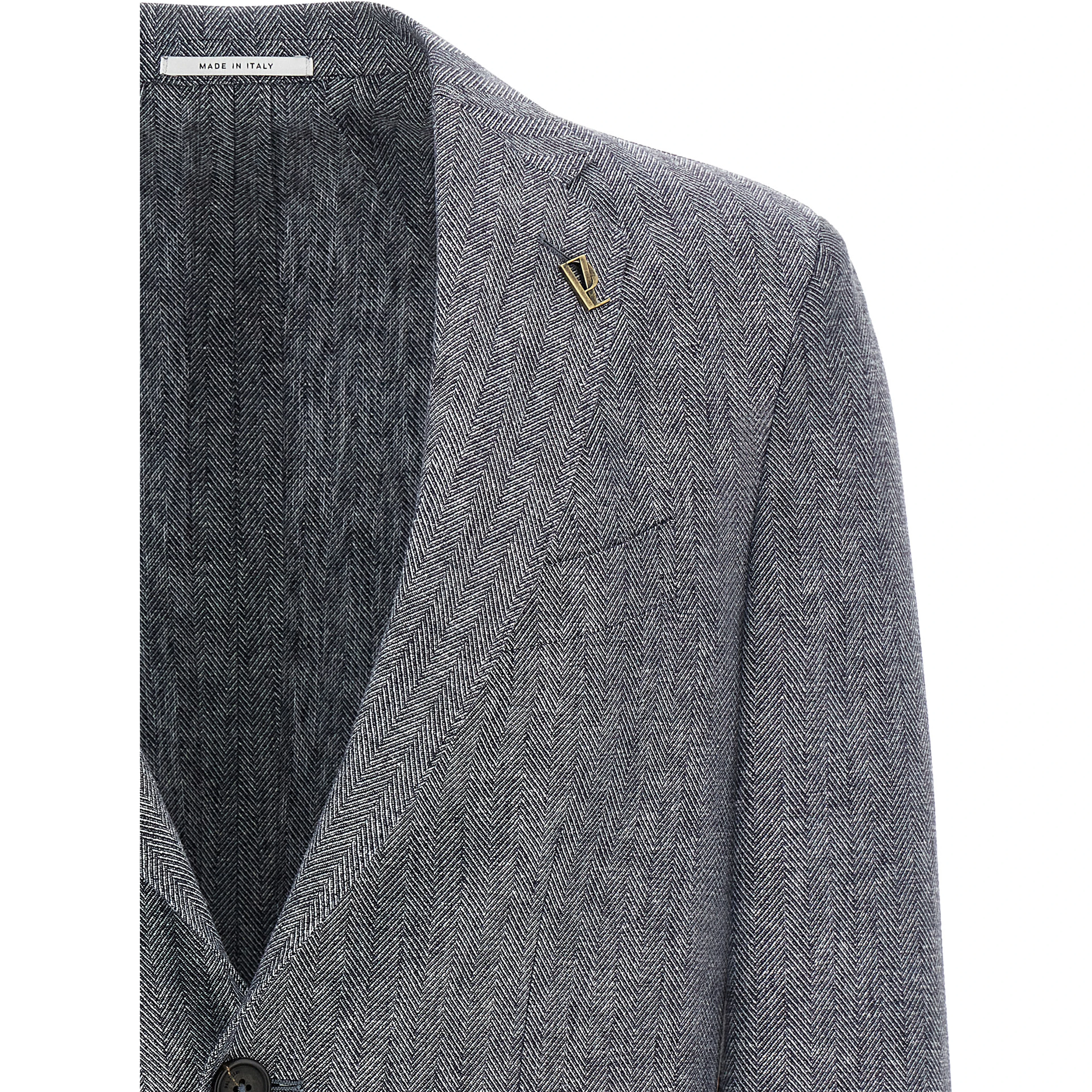 Blue Linen Blazer