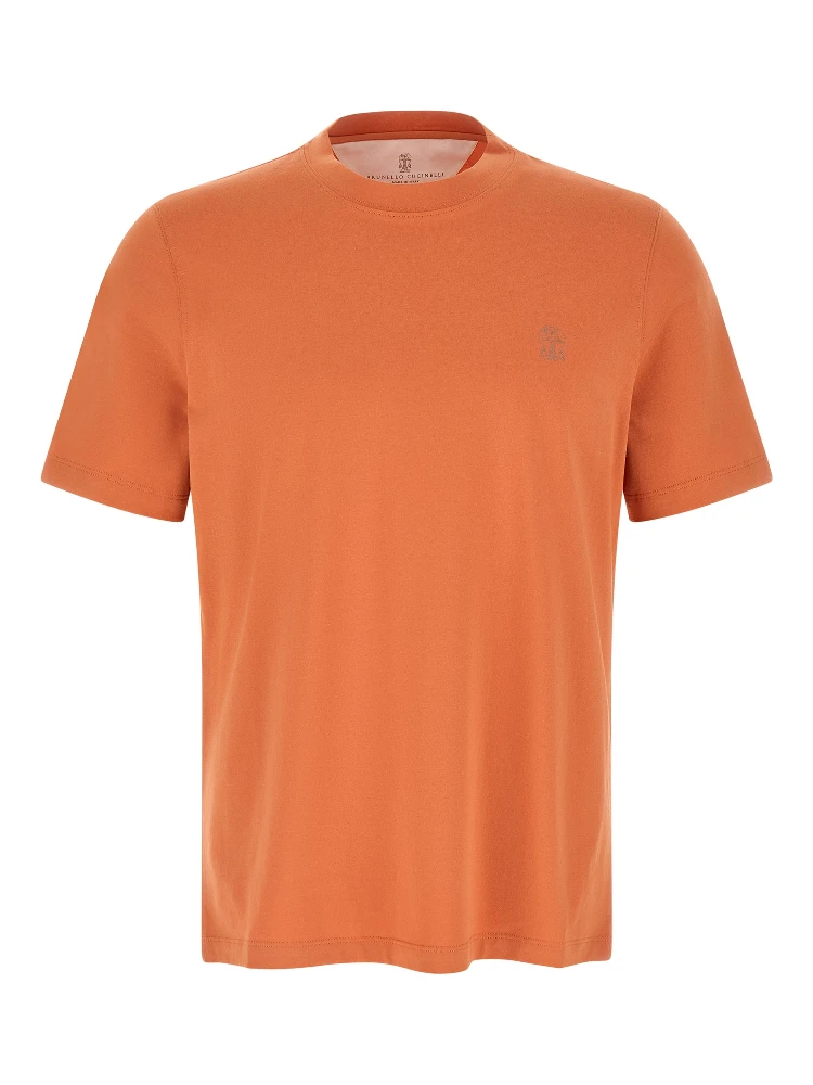 Orange Cotton T-Shirt