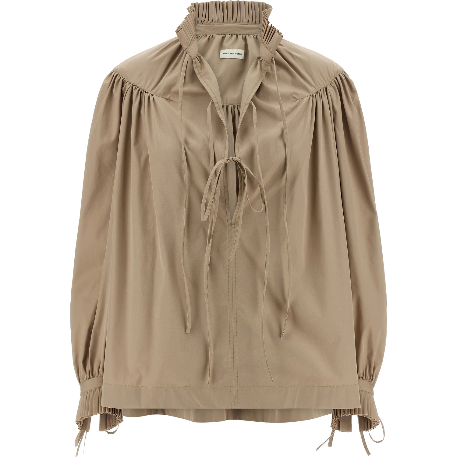 Beige Cotton Blouse