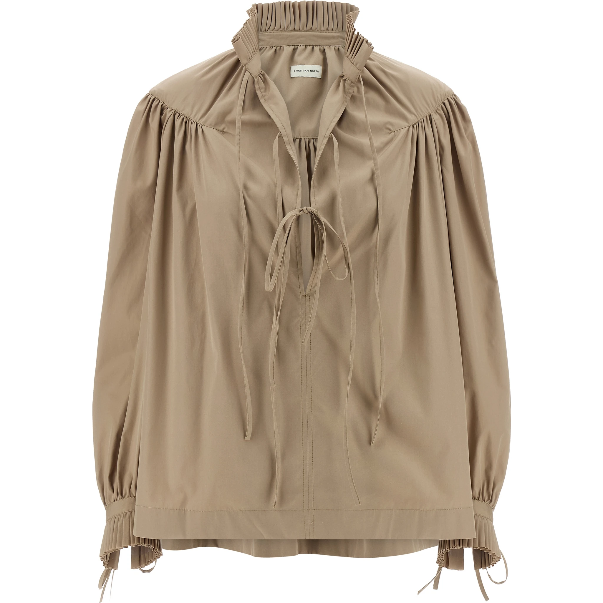 Beige Cotton Blouse