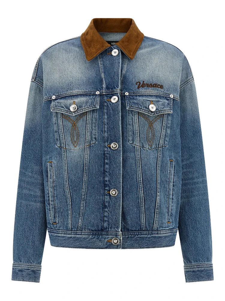 Blue Cotton Denim Jacket