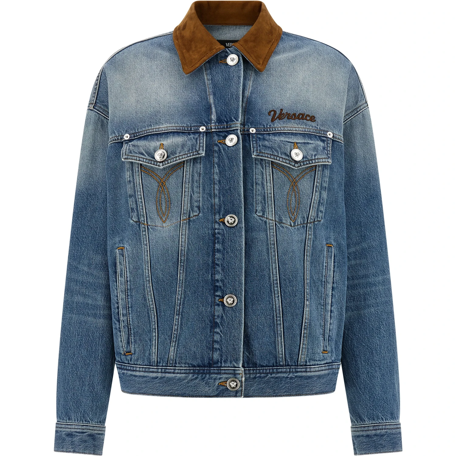 Blue Cotton Denim Jacket