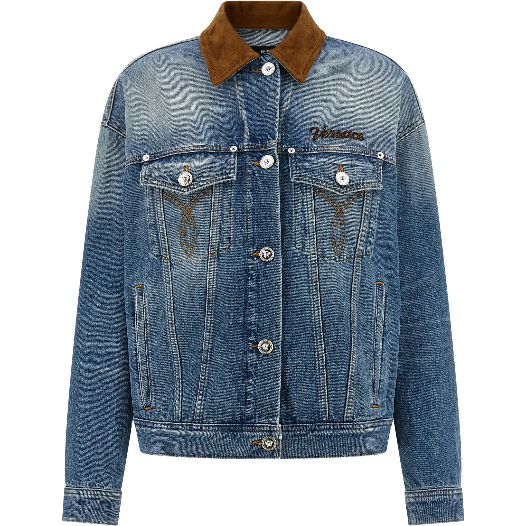 Blue Cotton Denim Jacket