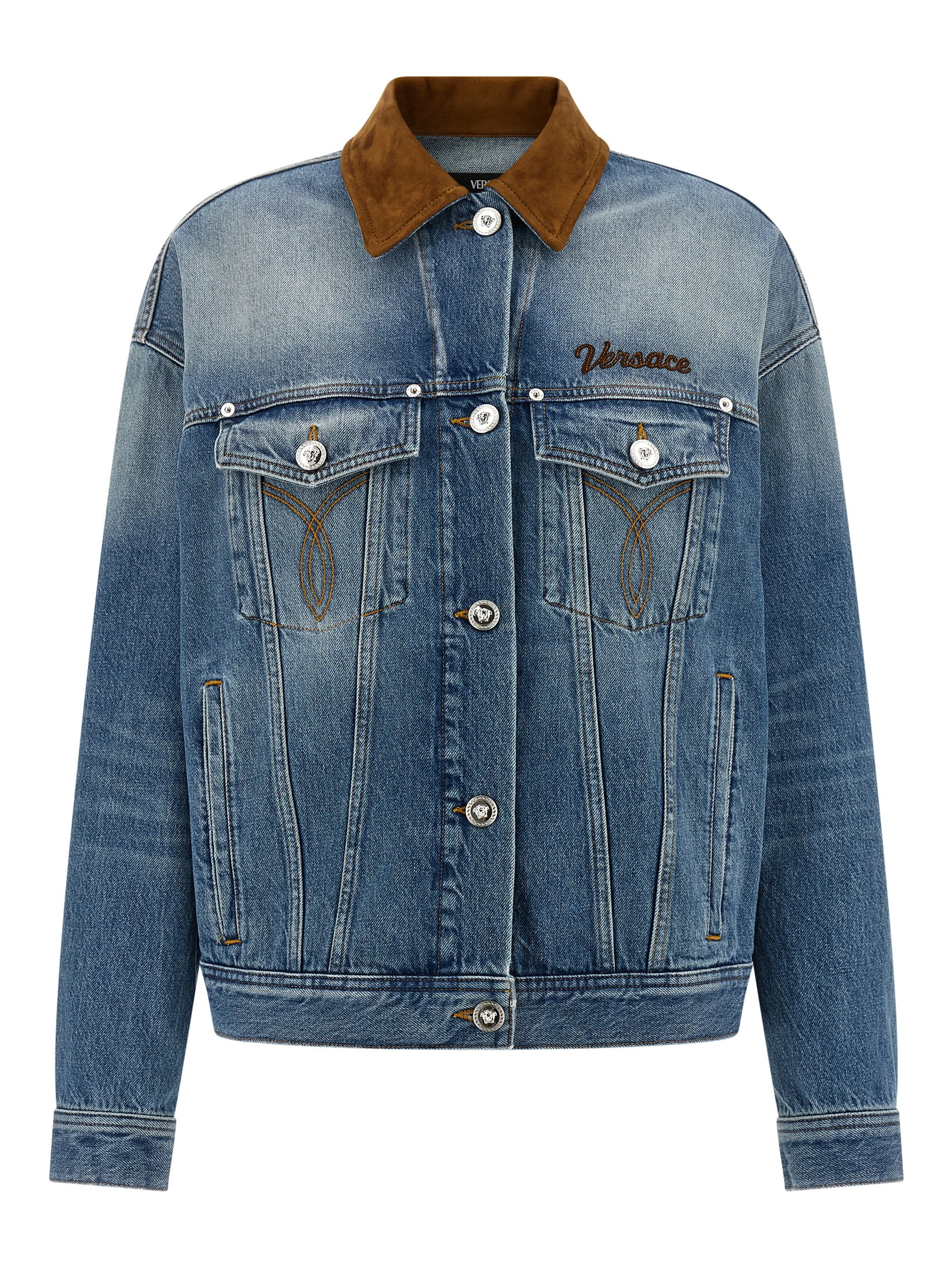 Blue Cotton Denim Jacket