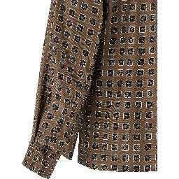 Brown Silk Blouse
