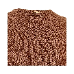 Brown Cotton Sleeveles T-Shirt