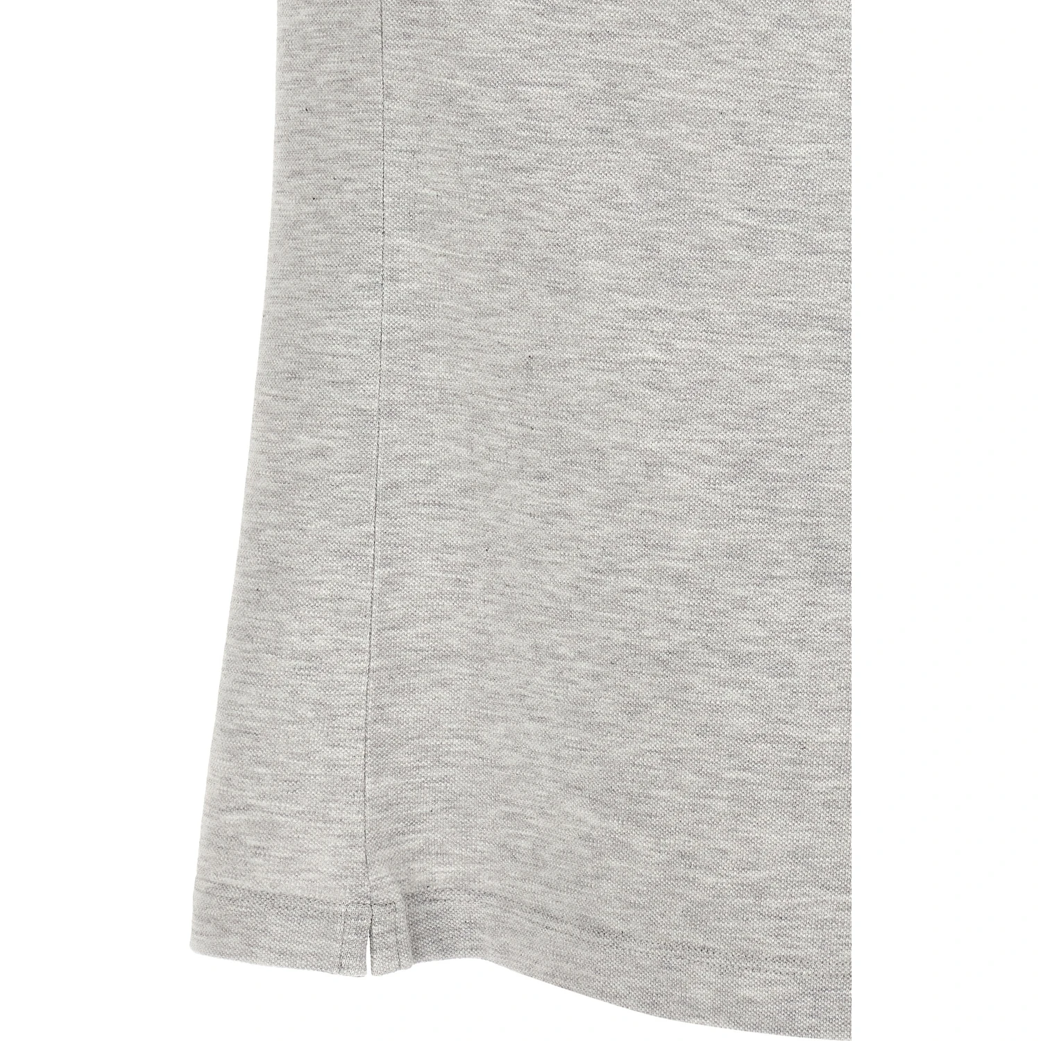 Gray Cotton Polo Shirt