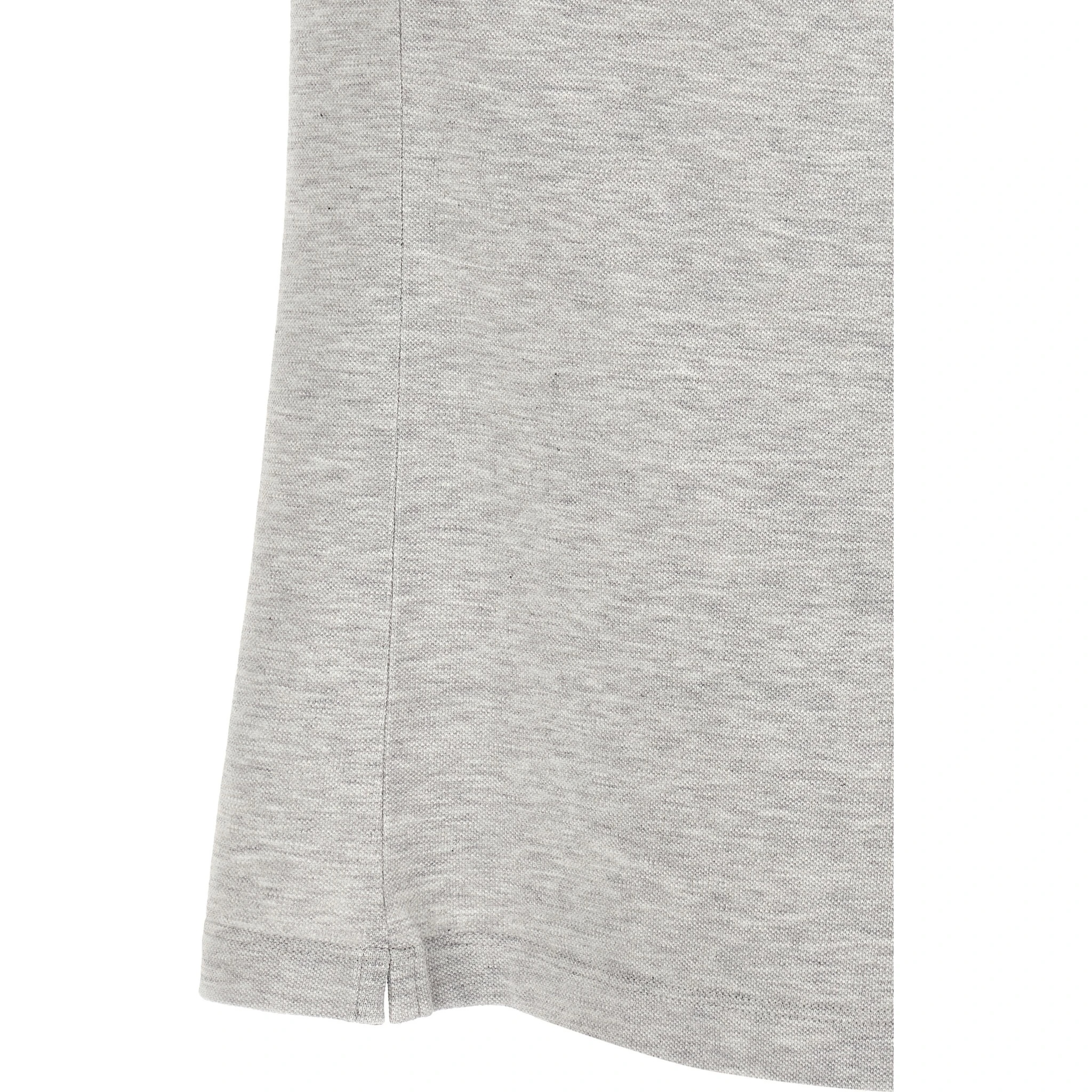Gray Cotton Polo Shirt