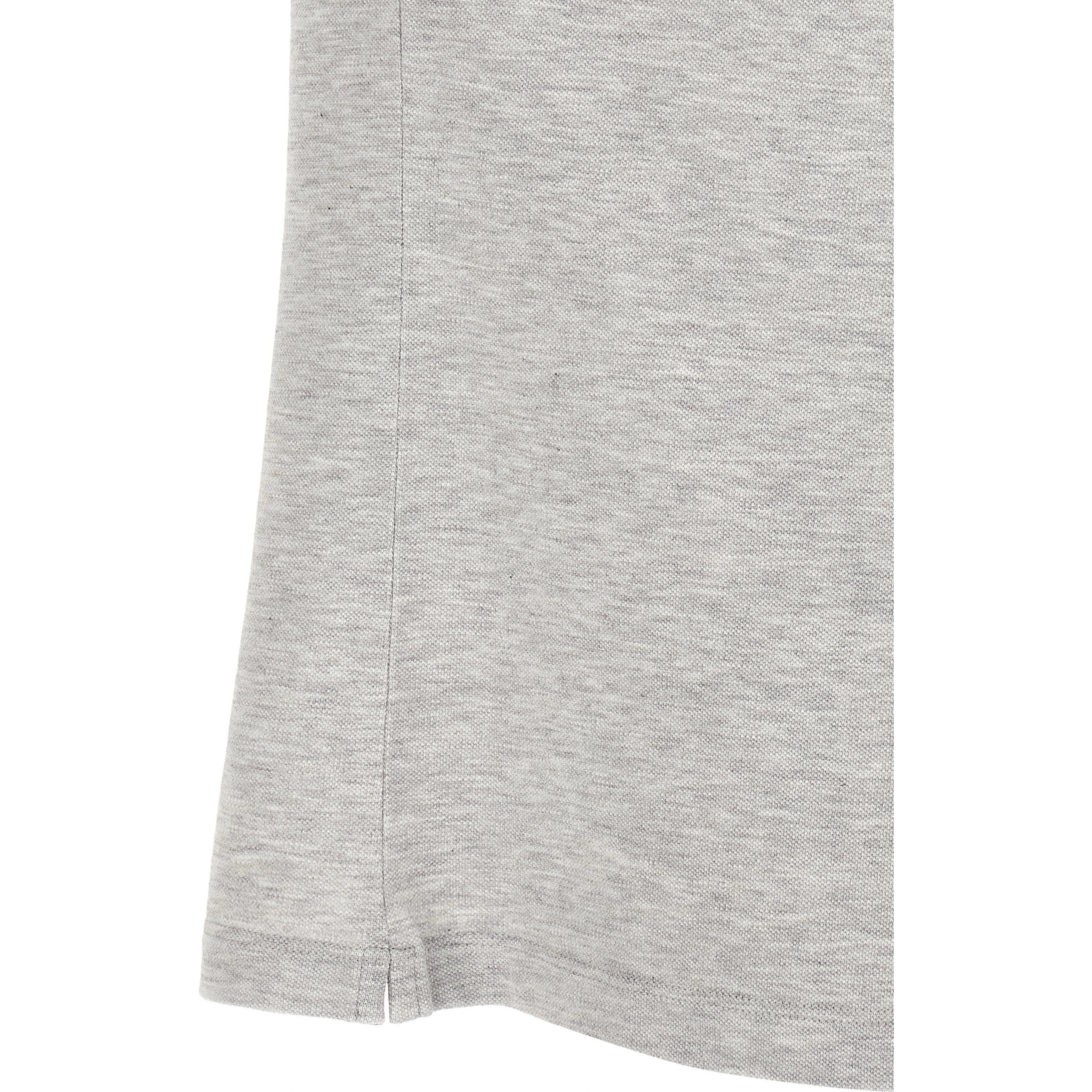 Gray Cotton Polo Shirt