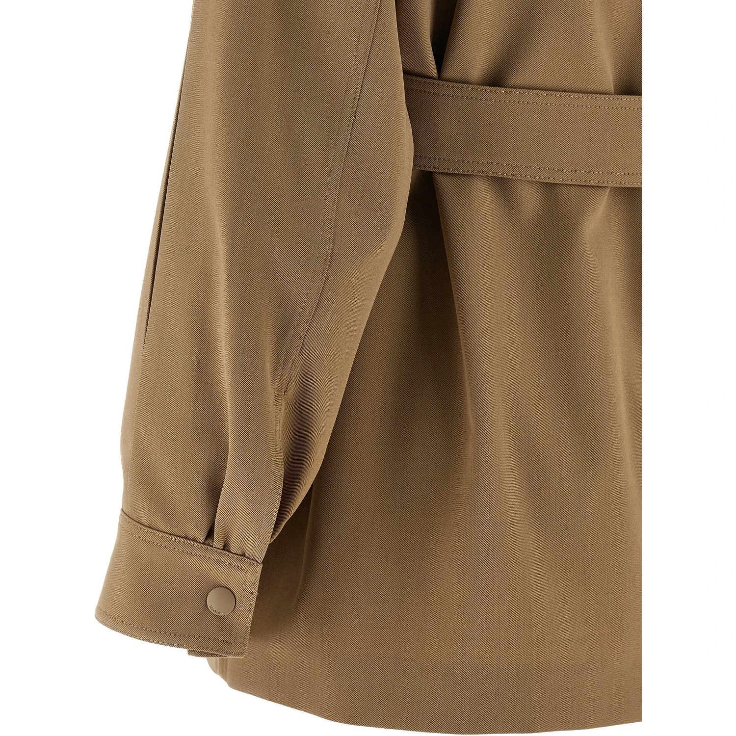 Beige Virgin Wool Blouse