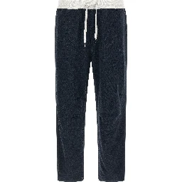 Blue Cotton Joggers (Workout Pants)