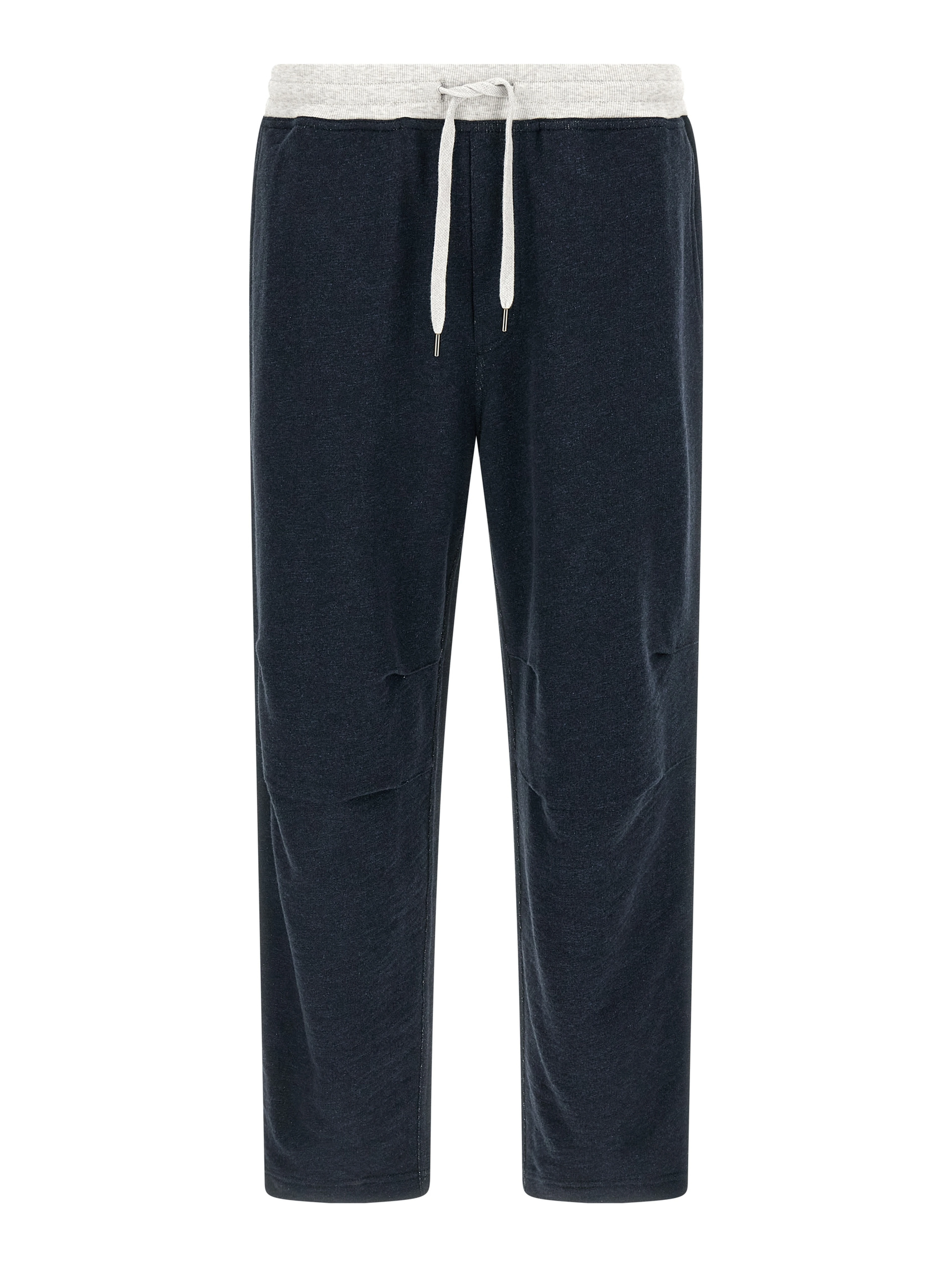 Blue Cotton Joggers (Workout Pants)