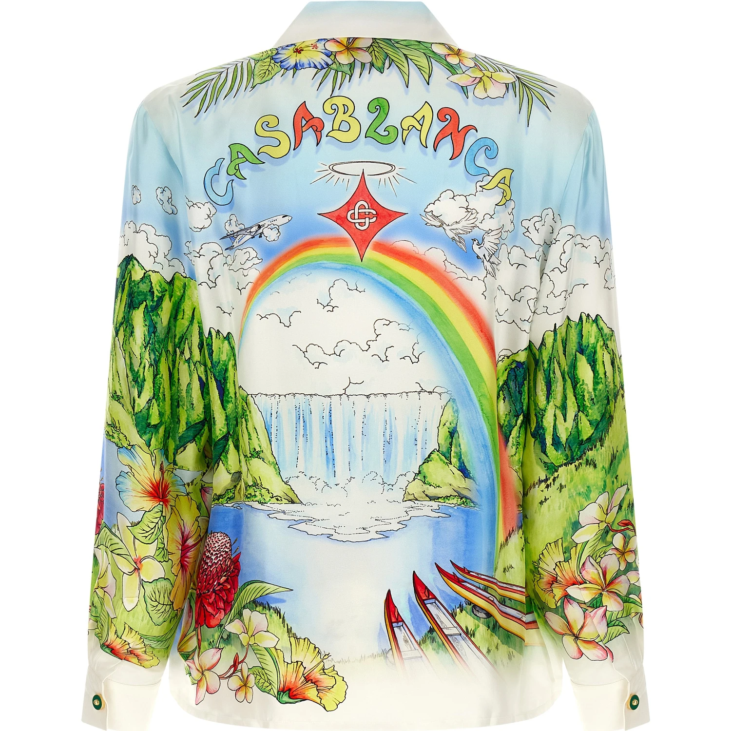 Multicolor Silk Blouse