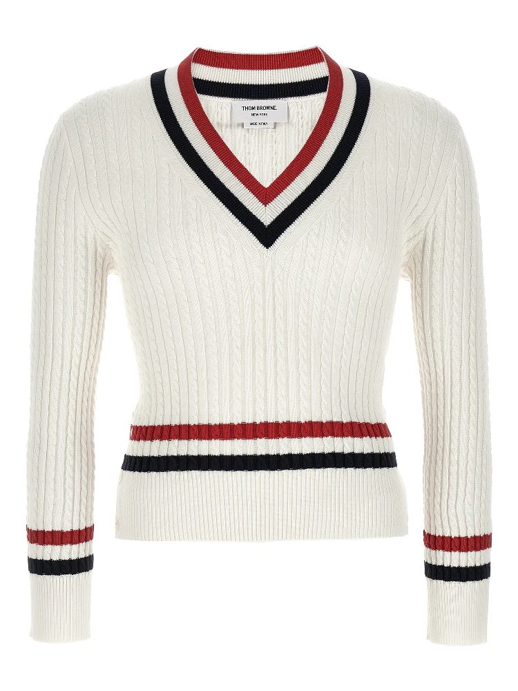 White Cotton Cardigan