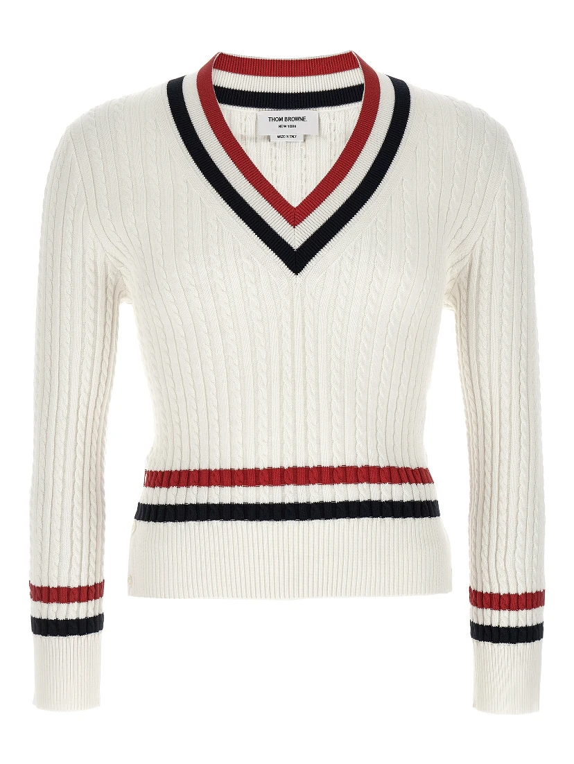 White Cotton Cardigan