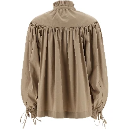 Beige Cotton Blouse