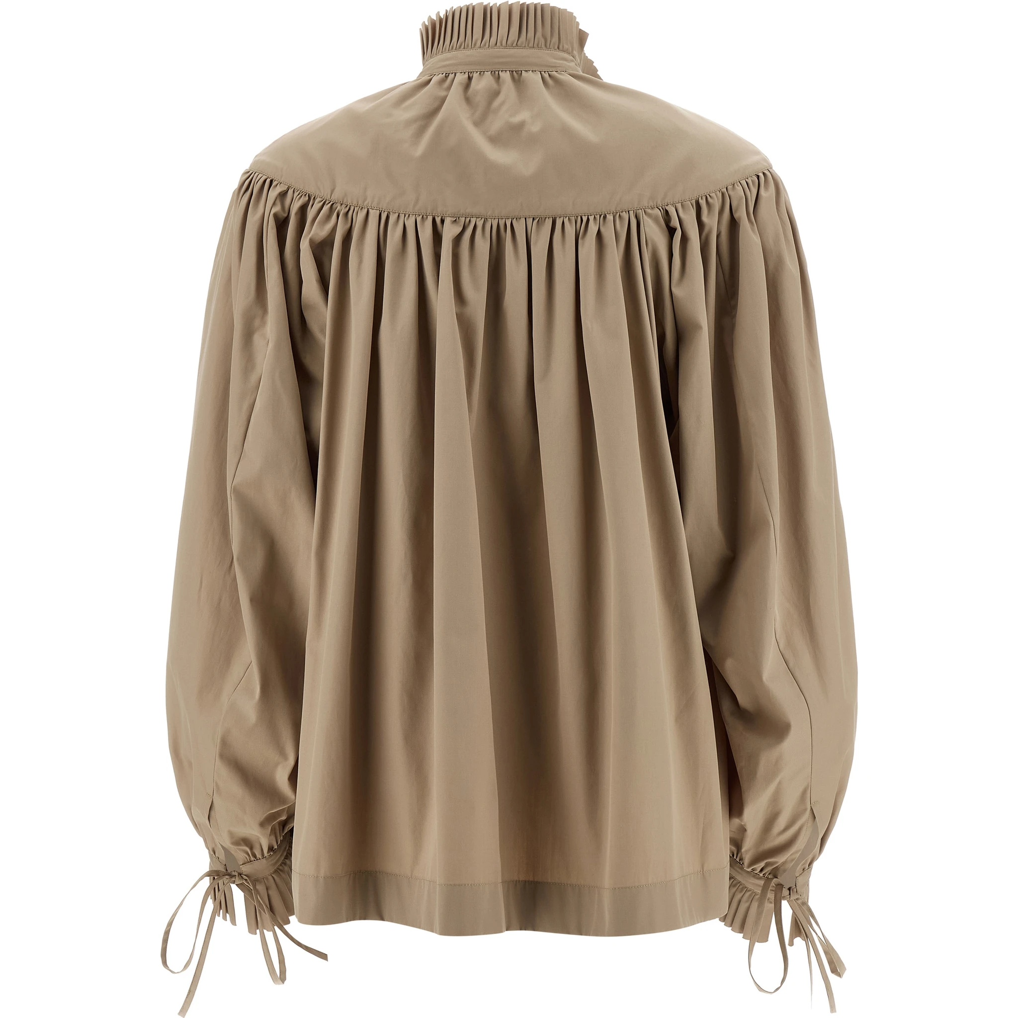 Beige Cotton Blouse