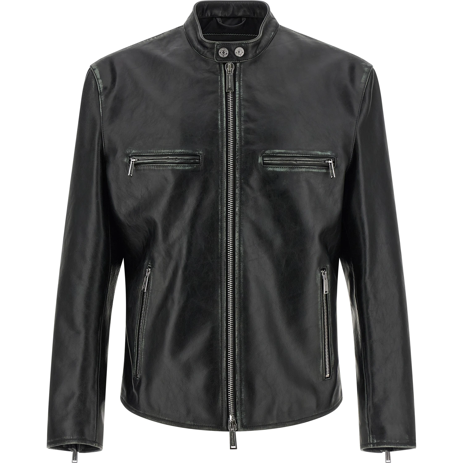 Black Leather Leather Jacket
