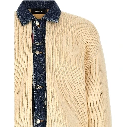 Beige Cotton Cardigan
