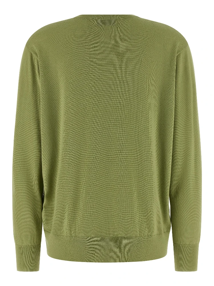 Bicolor Merino Wool Cardigan alternative