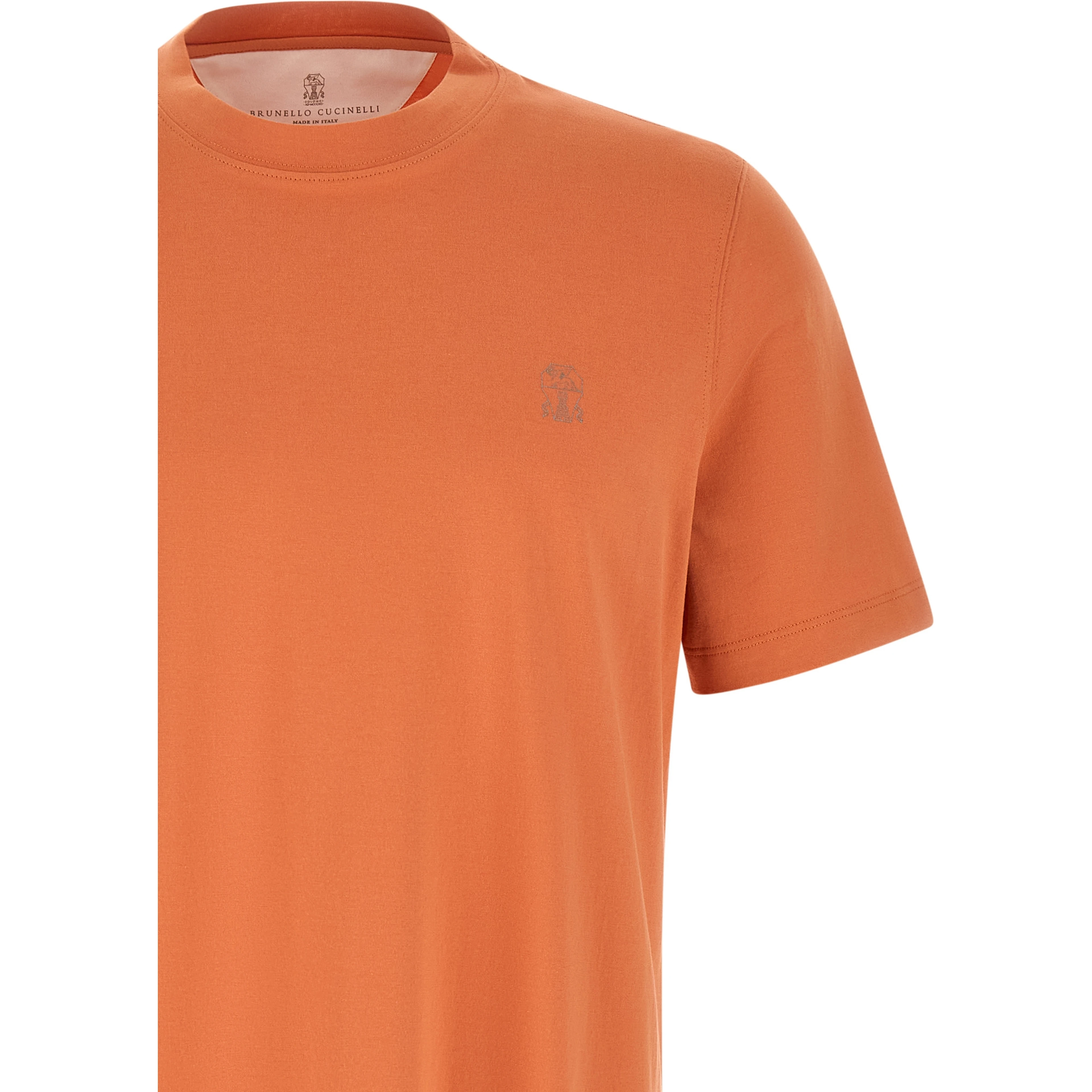 Orange Cotton T-Shirt