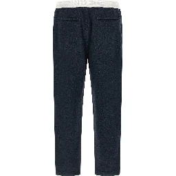 Blue Cotton Joggers (Workout Pants)