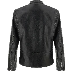 Black Leather Leather Jacket