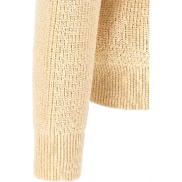 Beige Cotton Cardigan