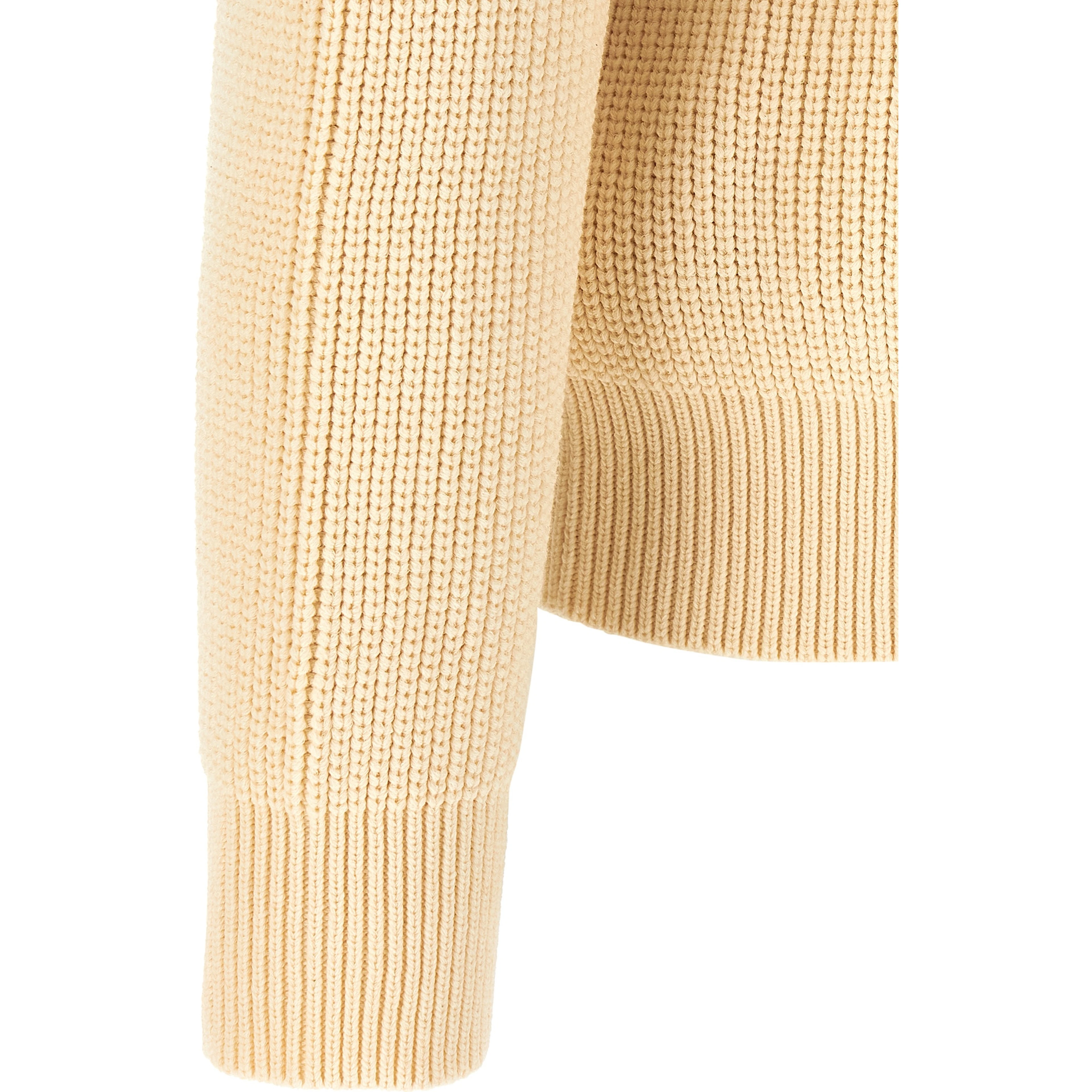 Beige Cotton Cardigan