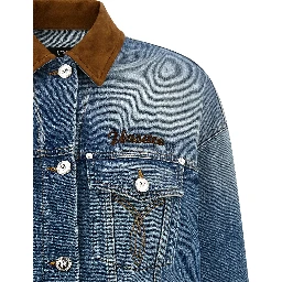 Blue Cotton Denim Jacket