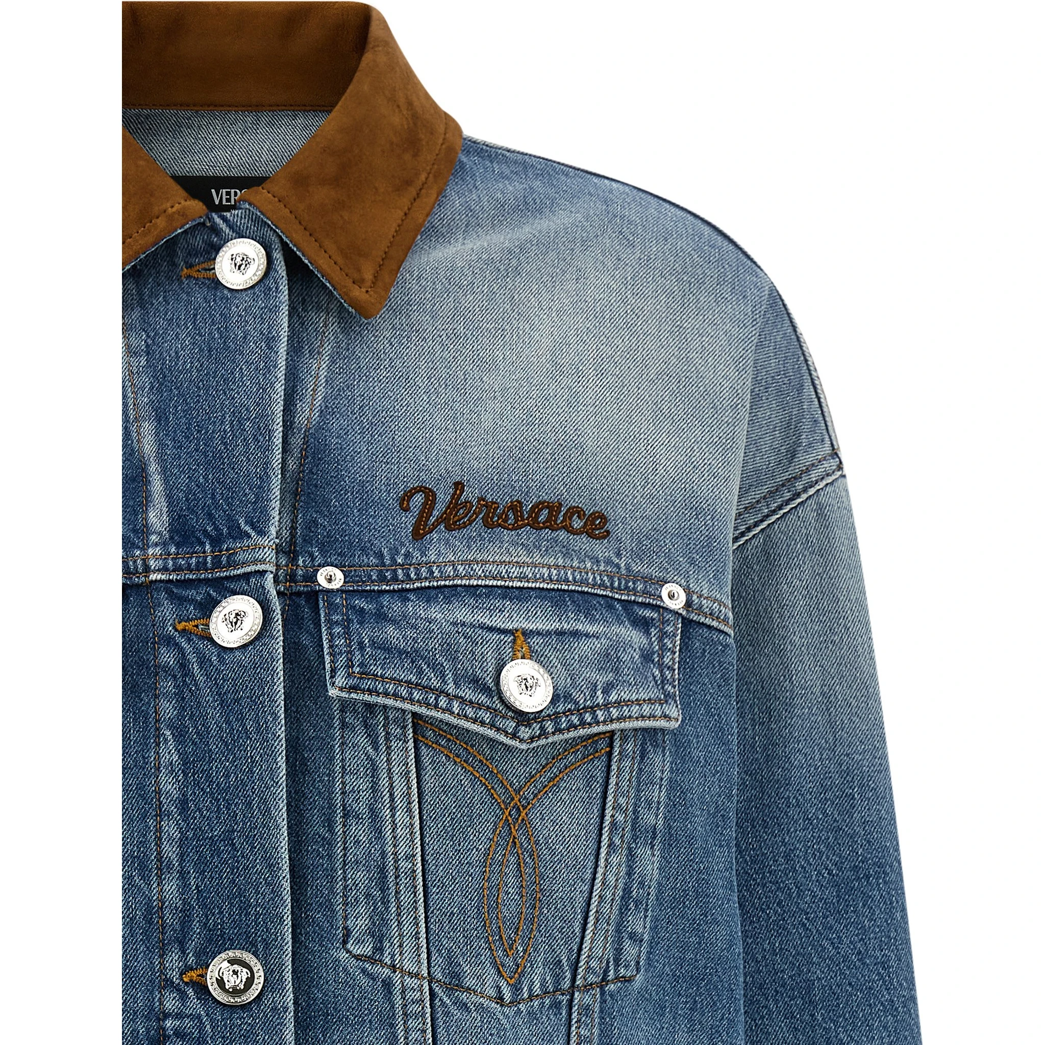 Blue Cotton Denim Jacket