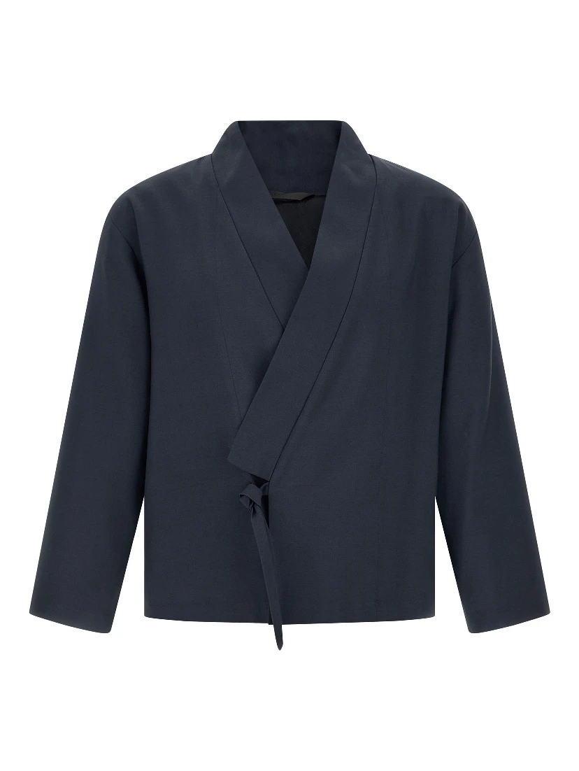 Blue Viscose Blazer