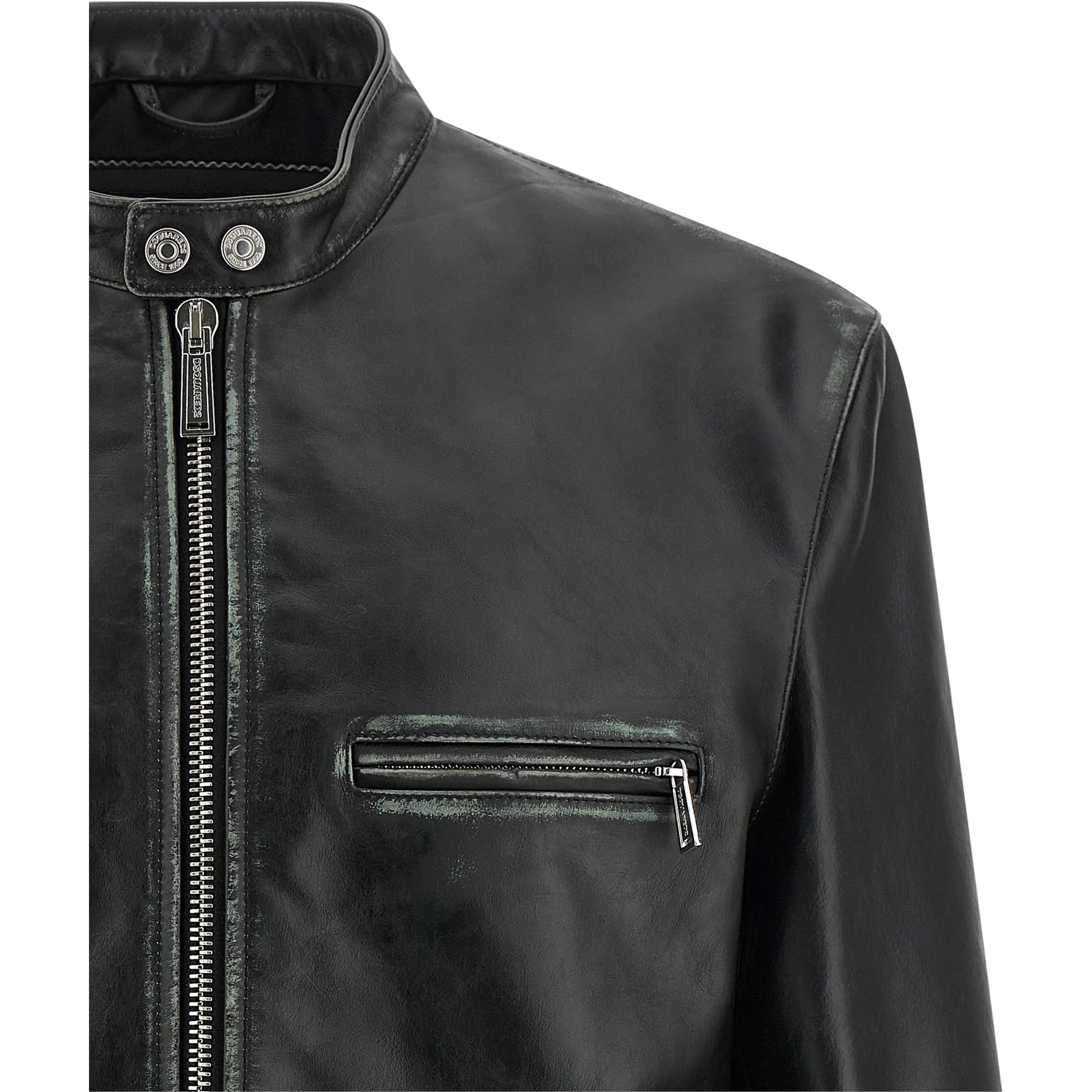 Black Leather Leather Jacket
