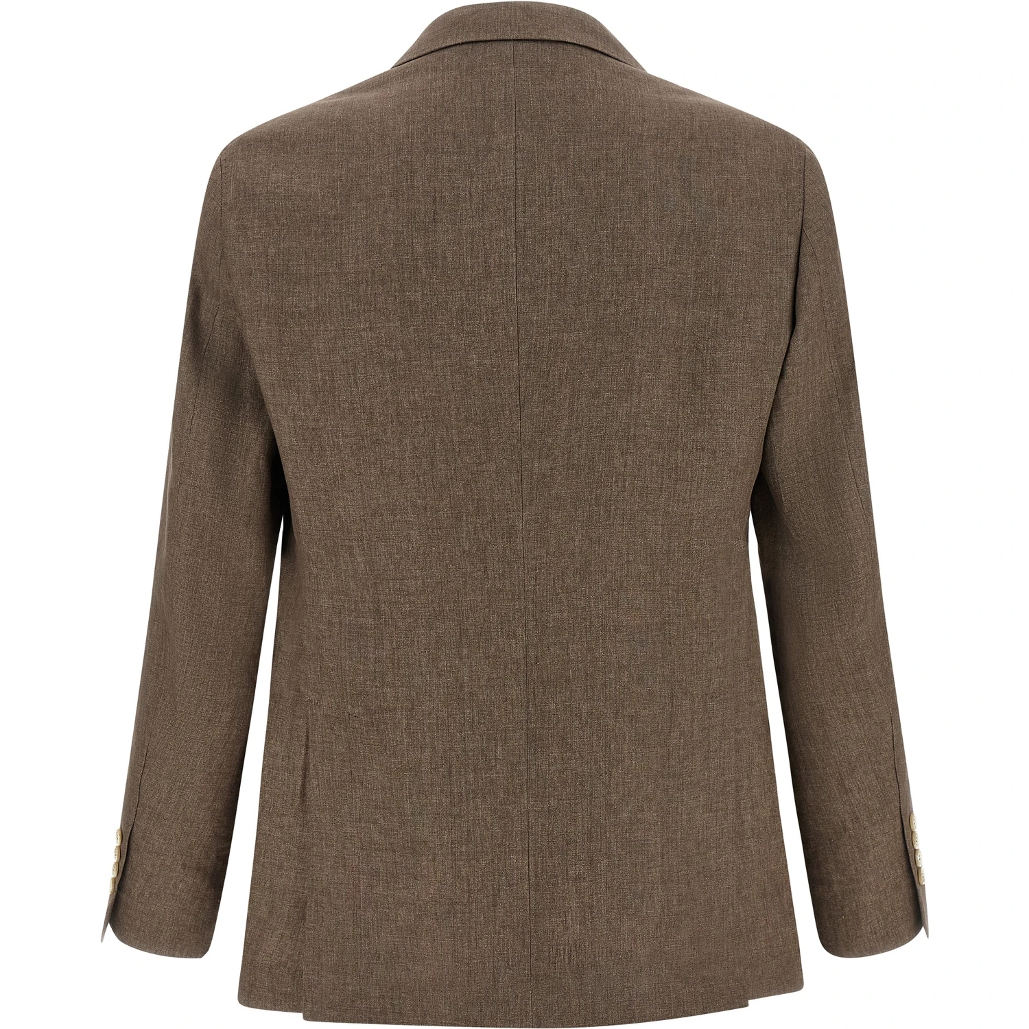 Brown Linen Blazer