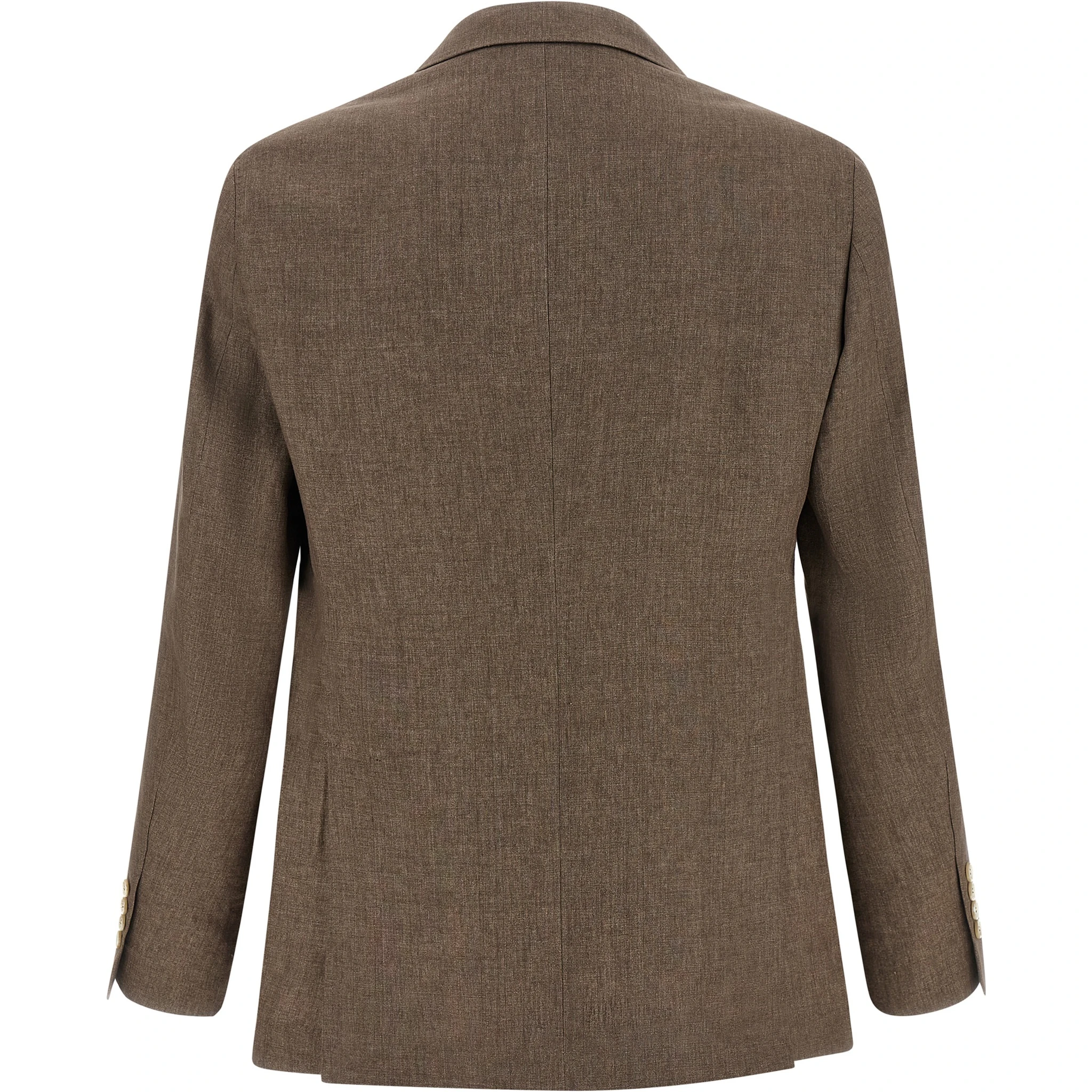 Brown Linen Blazer