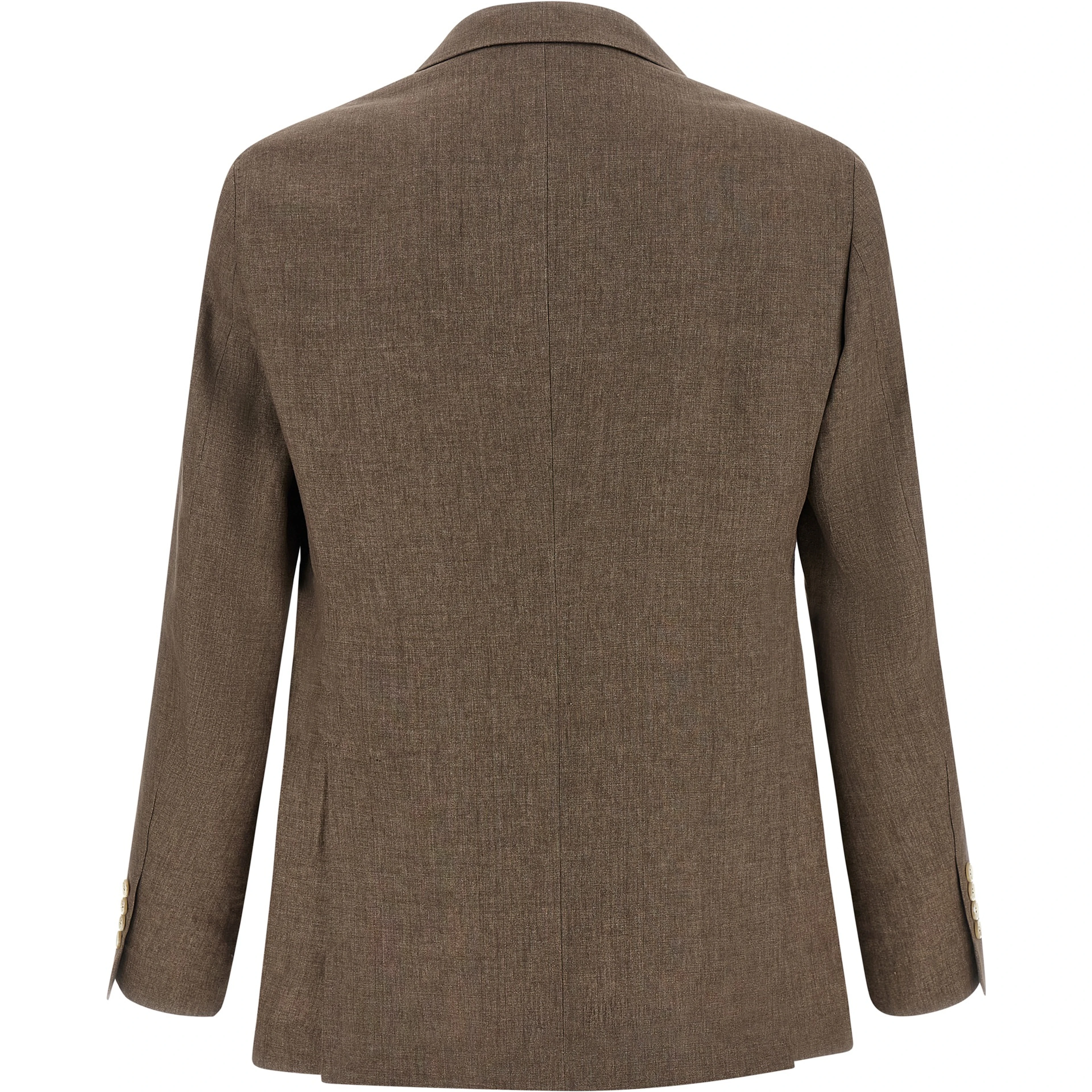 Brown Linen Blazer